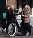 Amsterdam 22 december 2025
Jaap v Zweden en zijn vrouw Aaltje op straat in Amsterdam zuid.