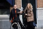 Amsterdam 22 december 2025
Jaap v Zweden en zijn vrouw Aaltje op straat in Amsterdam zuid.
