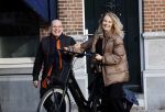 Amsterdam 22 december 2025
Jaap v Zweden en zijn vrouw Aaltje op straat in Amsterdam zuid.