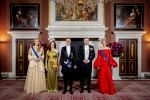 Amsterdam 11 december 2025
 Koning Willem-Alexander en koningin Maxima verwelkomen de president van Finland Alexander Stubb met zijn echtgenote Suzanne Innes-Stubb op de Dam op de eerste dag van een tweedaags staatsbezoek aan Nederland. s Avonds was het staatsbanket waar ook Prinses Amlia aanwezig was.