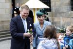 Amsterdam 11 december 2025
 Koning Willem-Alexander en koningin Maxima verwelkomende president van Finland Alexander Stubb met zijn echtgenote Suzanne Innes-Stubb op de Dam op de eerste dag van een tweedaags staatsbezoek aan Nederland. Ministers