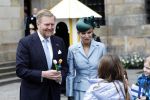 Amsterdam 11 december 2025
 Koning Willem-Alexander en koningin Maxima verwelkomende president van Finland Alexander Stubb met zijn echtgenote Suzanne Innes-Stubb op de Dam op de eerste dag van een tweedaags staatsbezoek aan Nederland. Ministers