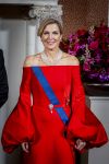 Amsterdam 11 december 2025
 Koning Willem-Alexander en koningin Maxima verwelkomen de president van Finland Alexander Stubb met zijn echtgenote Suzanne Innes-Stubb op de Dam op de eerste dag van een tweedaags staatsbezoek aan Nederland. s Avonds was het staatsbanket waar ook Prinses Amlia aanwezig was.