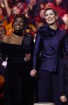 Breda 9 december 2025
Koningin Maxima bij het kerst Muziek gala in het chasse theater. Buddy Vedder en Edsilia Rombley presenteren het .