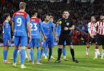 Eindhoven, 9 December 2025
PSV-Atletico Madrid, eindstand 2-3 CL
Championsleague
Michael Oliver referee England