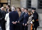 Amsterdam 11 december 2025
 Koning Willem-Alexander en koningin Maxima verwelkomende president van Finland Alexander Stubb met zijn echtgenote Suzanne Innes-Stubb op de Dam op de eerste dag van een tweedaags staatsbezoek aan Nederland. Ministers