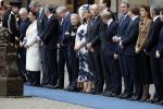 Amsterdam 11 december 2025
 Koning Willem-Alexander en koningin Maxima verwelkomende president van Finland Alexander Stubb met zijn echtgenote Suzanne Innes-Stubb op de Dam op de eerste dag van een tweedaags staatsbezoek aan Nederland. Ministers