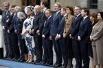 Amsterdam 11 december 2025
 Koning Willem-Alexander en koningin Maxima verwelkomende president van Finland Alexander Stubb met zijn echtgenote Suzanne Innes-Stubb op de Dam op de eerste dag van een tweedaags staatsbezoek aan Nederland. Ministers