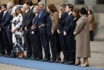 Amsterdam 11 december 2025
 Koning Willem-Alexander en koningin Maxima verwelkomende president van Finland Alexander Stubb met zijn echtgenote Suzanne Innes-Stubb op de Dam op de eerste dag van een tweedaags staatsbezoek aan Nederland. Ministers