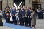Amsterdam 11 december 2025
 Koning Willem-Alexander en koningin Maxima verwelkomende president van Finland Alexander Stubb met zijn echtgenote Suzanne Innes-Stubb op de Dam op de eerste dag van een tweedaags staatsbezoek aan Nederland. Ministers