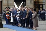 Amsterdam 11 december 2025
 Koning Willem-Alexander en koningin Maxima verwelkomende president van Finland Alexander Stubb met zijn echtgenote Suzanne Innes-Stubb op de Dam op de eerste dag van een tweedaags staatsbezoek aan Nederland. Ministers