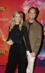 Amsterdam 7 december 2025
Premiere Juf Braaksel in Pathe Noord . Nicolette v Dam en haar man Bas Smit