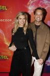Amsterdam 7 december 2025
Premiere Juf Braaksel in Pathe Noord . Nicolette v Dam en haar man Bas Smit