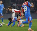 Eindhoven, 9 December 2025
PSV-Atletico Madrid, eindstand 2-3 CL
Championsleague
Paul Wanner met David Hancko