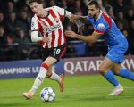 Eindhoven, 9 December 2025
PSV-Atletico Madrid, eindstand 2-3 CL
Championsleague
Paul Wanner met David Hancko