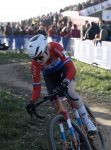 Dendermonde, (Belgie) 28 December 2025 Worldcup wedstrijd 
 Puck Pieterse Nederlands Kampioen