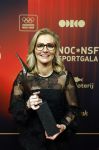 Papendal 17 december 2025
Sportgala waar oa de sportman en sportvrouw van het jaar gekozen worden . Sarina Wiegman kwam met haar man en werd gekozen tot coach van het jaar