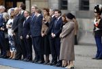 Amsterdam 11 december 2025
 Koning Willem-Alexander en koningin Maxima verwelkomende president van Finland Alexander Stubb met zijn echtgenote Suzanne Innes-Stubb op de Dam op de eerste dag van een tweedaags staatsbezoek aan Nederland. Thom van Campen