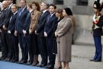 Amsterdam 11 december 2025
 Koning Willem-Alexander en koningin Maxima verwelkomende president van Finland Alexander Stubb met zijn echtgenote Suzanne Innes-Stubb op de Dam op de eerste dag van een tweedaags staatsbezoek aan Nederland. Thom van Campen