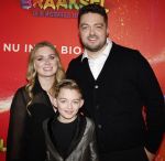 Amsterdam 7 december 2025
Premiere Juf Braaksel in Pathe Noord . Tomas Breemen ( Handigetips) met gezin