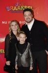 Amsterdam 7 december 2025
Premiere Juf Braaksel in Pathe Noord . Tomas Breemen ( Handigetips) met gezin