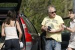 Bergen aan zee 6 mei 2006
Youp van t Hek  met zijn dochter en vrouw Debbie Petter
Peter Smulders bv