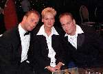 Ron Boshard met vrouw en zijn broer Carlo Boszhard
9 oktober 1998