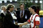 Eindhoven, 13 januari 1999
Indoor Soccer
Chris v d Weerden samen met Hans Kraaij Jr.