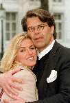 Emile Ratelband met nieuwe vriend 1999
Maastricht, 23 januari 1999