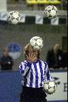 Eindhoven, 13 januari 1999
Indoor Soccer
Jongleur Erik Borgman met 5 ballen