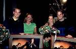 Amsterdam, 14 mei 1996
Frank de boer en Ronald de Boer met hun vrouwen