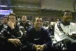 Eindhoven, 12 januari 1999
Indoor Soccer met op de tribune Gerald Vanenburg met links van hem Leeroy Echteld en rechts van hem David Nascimento