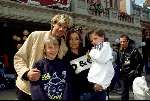 Hans Kraay Jr met vrouw en kinderen