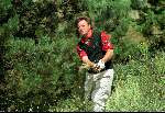 Ian Woosnam in de problemen tijdens de Heineken Dutch Open 1993
Golfen  Mooie aktie
