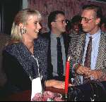 Linda de mol met haar vader John de Mol Sr.