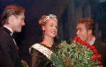 23 oktober 1998
Miss Nederland 1998 Nerena Ruinemans samen op de foto met Mike Starink
