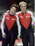 Gianni Romme samen met Rintje Ritsma 1998