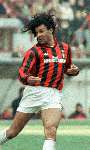 Ruud Gullit in aktie voor AC Milan 1992