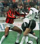 Ruud Gullit in aktie voor AC MIlaan
1992