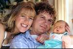 Blaricum, 24 januari 2000
Karin v d Velden samen met Hans v Hemert en hun dochter Hannah