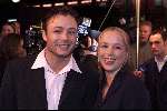Amsterdam 29 januari 2001
Premiere nieuwe film Mel Gibson bij Pathe Arena.
BB Georgie en Kim BB