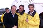 Nijkerk 1 januari 2001
Nieuwjaarsreceptie staatsloterijshow.
Stefan Kerkhofs bungi jumping en Carlo Boszhard
Chiel v Praag
