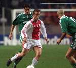 Amsterdam, 20 december 2000
Jubilleumwedstrijd tussen AJAX-Panathiakos
Cedric v d Gun