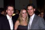 Veldhoven 28 januari 2001
VVCS Voetbalgala bij koningshof in Veldhoven.
Chris v d Weerden met zijn vrouw en zwager