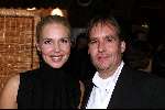 Uitgeest 17 januari 2001
Nieuwjaarsreceptie Henk Geels bij Bobs saloon.
Denise Boekhof  met man