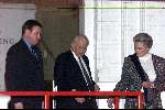 Amsterdam 31 januari 2001
Koningin Beatrix 63 jaar Maxima en Prins Willem Alexander.
Freddy Heineken met vrouw