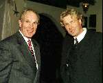 Hans Kraaij Jr. samen met zijn vader
Hans Kraaij Sr.