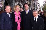Amsterdam 23 september 2001
Premiere de Titanic in Carre
Guido Maas en Marijke Schaaphok en Jacques d Ancona met vriend Hans