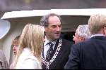 Amsterdam 10 september 2001
Prins Willem Alexander en Maxima bezoeken Amsterdam.
Job Cohen