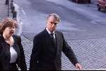 Utrecht 15 september 2001
Prins Willem Alexander en Maxima bezoeken herdenkings dienst voor slachtoffers New York in de Dom in Utrecht.
Jozias v Aartsen met vrouw